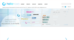 Desktop Screenshot of helionova.co.uk