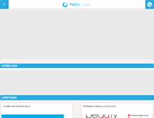 Tablet Screenshot of helionova.co.uk